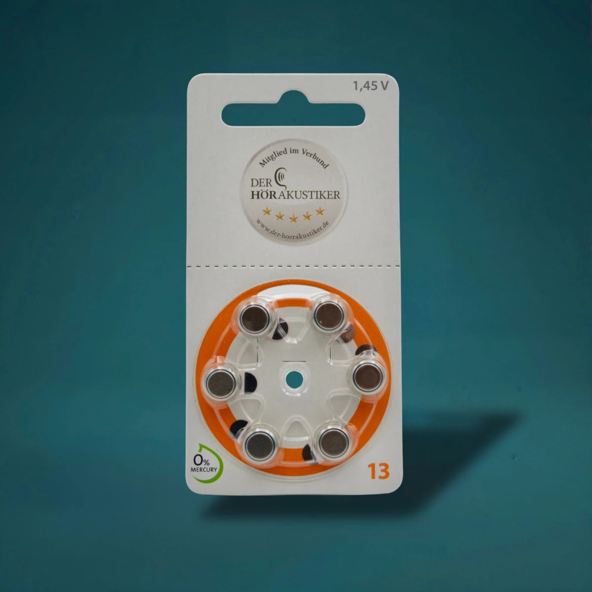 Hörgerätebatterien Typ 13 (orange)