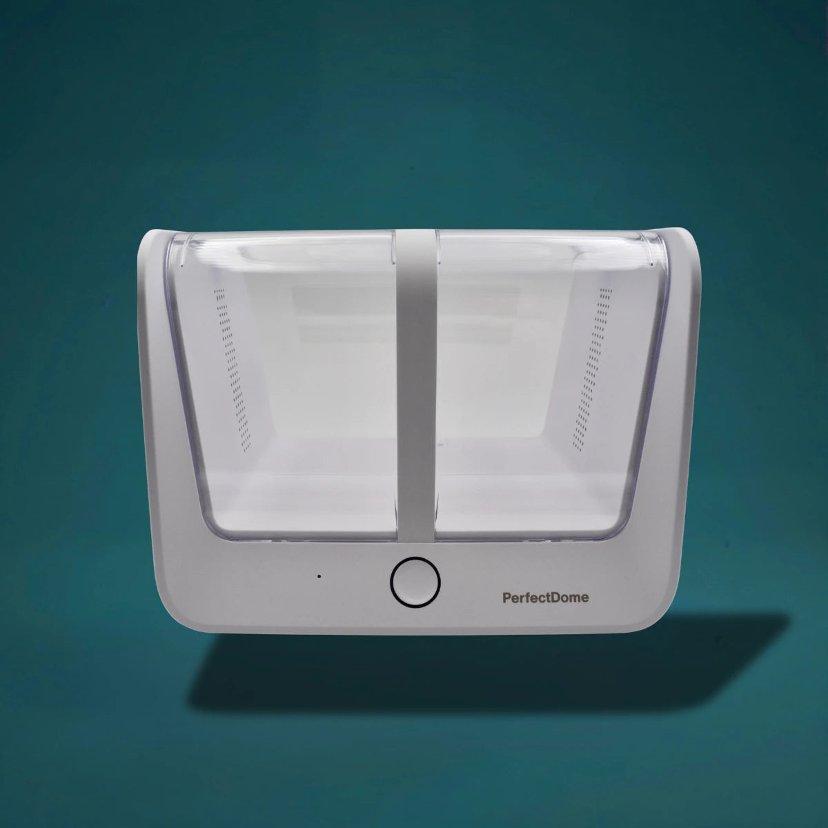 Audinell PerfectDome Trockenstation mit UV-C, geöffnet und leer, Frontansicht