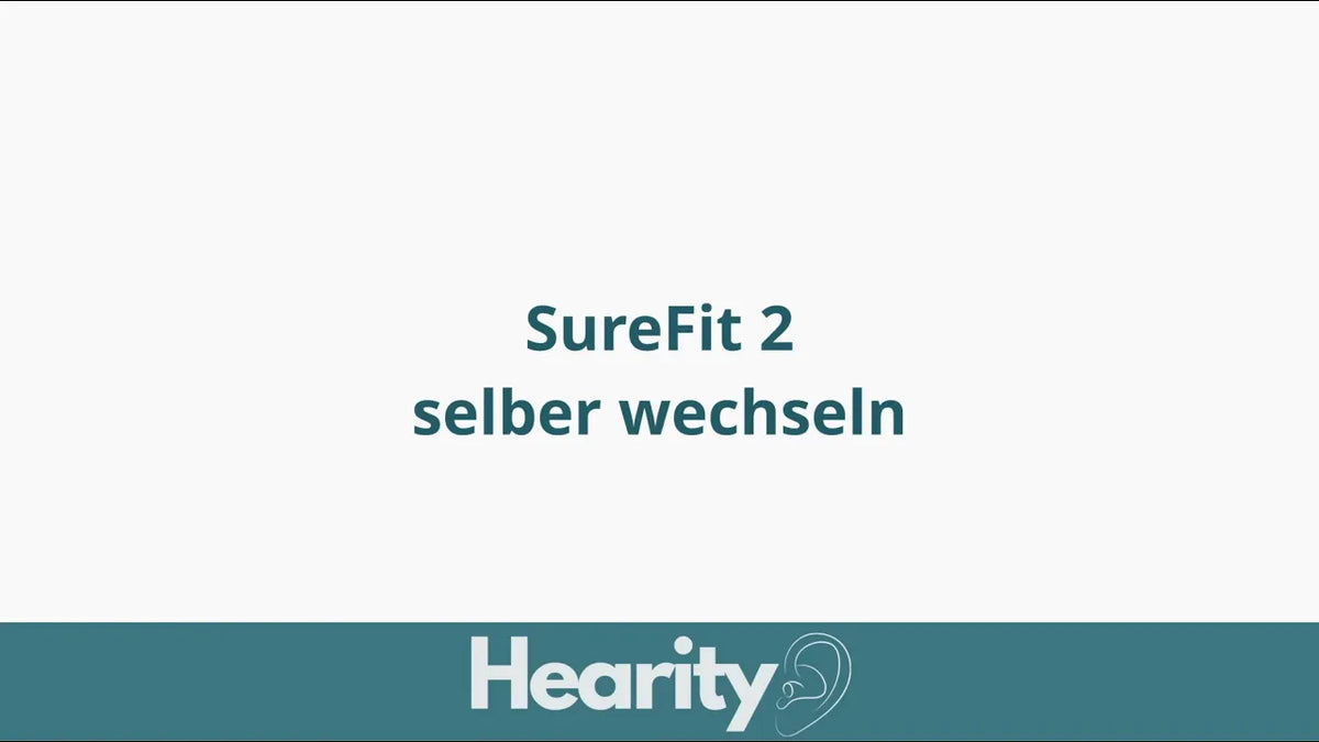 Video laden: Ex-Hörer SureFit 2 wechseln