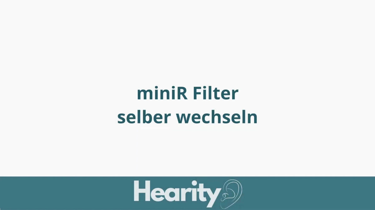 Video laden: miniR Filter wechseln