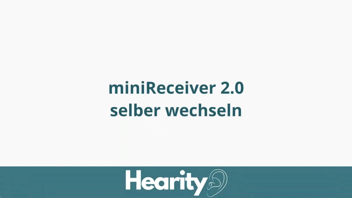 Video laden: Ex-Hörer miniReceiver 2.0 wechseln